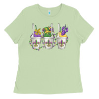 Matcha mardi gras snowballs Ladies Tee - MaliasSmallBusiness