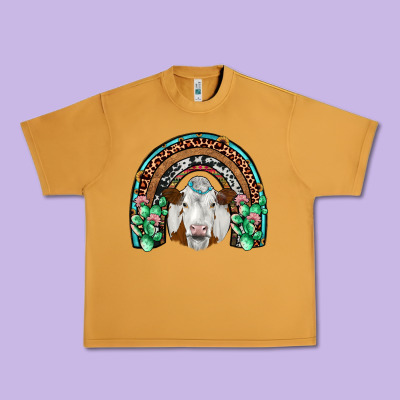 Simmental  Rainbow Urban Heavy Tee Designed By Jahusdesignshop
