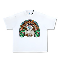 White simmental  rainbow Urban Heavy Tee - JahusDesignShop