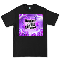 Black thankful greatful blessed Premium Tee - NancyCooperArtShop