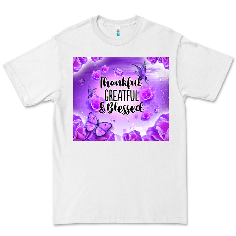 Thankful Greatful Blessed Premium Tee by NancyCooperArtShop | Teevron