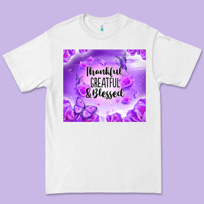 Thankful Greatful Blessed Premium Tee Designed By Nancycooperartshop