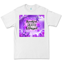 White thankful greatful blessed Premium Tee - NancyCooperArtShop