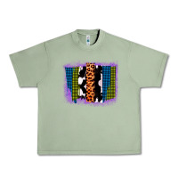 Oil Green Purple Glitter Western Farm Life Brush Strokes Urban Heavy Tee - Bettercallsaul