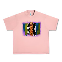 Salmon Purple Glitter Western Farm Life Brush Strokes Urban Heavy Tee - Bettercallsaul
