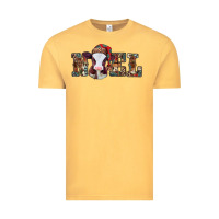 Vintage Mustard western christmas baby cow noel Vintage Tee - Jasminsmagicworld