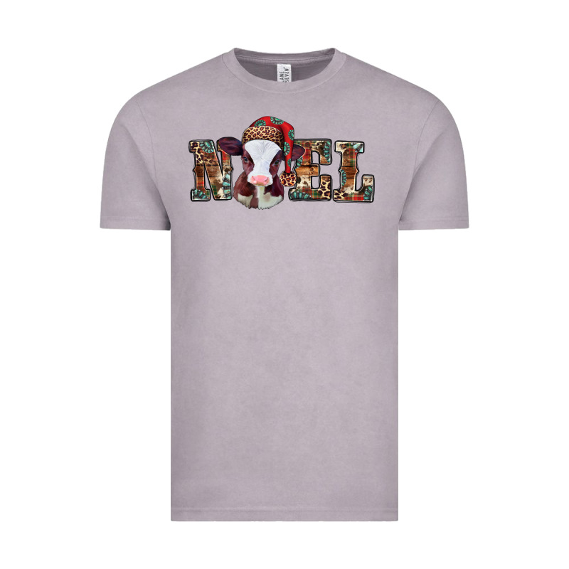 Western Christmas Baby Cow Noel Vintage Tee by Jasminsmagicworld | Teevron