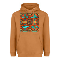 Meerkat native american aztec seamless pattern 2 Heavyweight Hoodie - BundleAndBundleShop