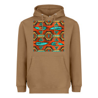 Toasted Coconut native american aztec seamless pattern 2 Heavyweight Hoodie - BundleAndBundleShop