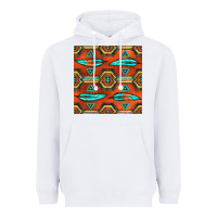 White native american aztec seamless pattern 2 Heavyweight Hoodie - BundleAndBundleShop