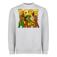 Heather Grey dope black mama juneteenth Heavyweight Sweatshirt - CowGirlArtShop