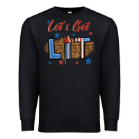 Black let's get lit 1 Premium Sweatshirt - BundleAndBundleShop