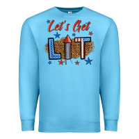Ocean Blue let's get lit 1 Premium Sweatshirt - BundleAndBundleShop