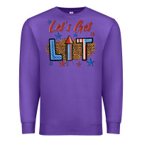 Purple let's get lit 1 Premium Sweatshirt - BundleAndBundleShop