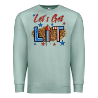 Seafoam let's get lit 1 Premium Sweatshirt - BundleAndBundleShop