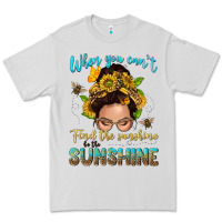 Dove Grey when you cant find the sunshine be the sunshine me Premium Tee - NancyCooperArtShop