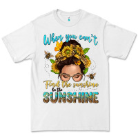 White when you cant find the sunshine be the sunshine me Premium Tee - NancyCooperArtShop