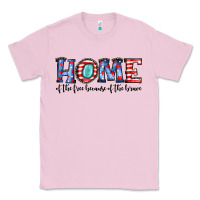 Bubblegum Pink home of the because of the brave Classic Tee - JahusDesignShop