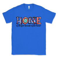 True Royal home of the because of the brave Classic Tee - JahusDesignShop