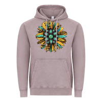 Vintage Zinc Gemstone Sunflower Vintage Hoodie - RanaPortraitStore