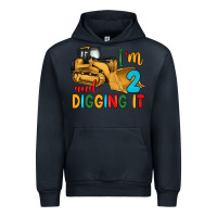 Navy i'm 2 and digging it Urban Hoodie - Artiststas