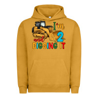 Pigment Peanut Butter i'm 2 and digging it Urban Hoodie - Artiststas