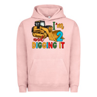 Pigment Salmon i'm 2 and digging it Urban Hoodie - Artiststas