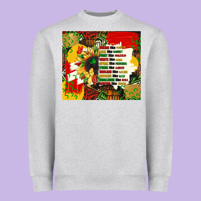 Dream Like Martin Juneteenth Quote Heavyweight Sweatshirt Designed By Cowgirlartshop