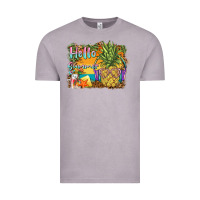 Vintage Zinc hello summer pineapple Vintage Tee - BarkalooDesign