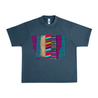 Midnight Navy Western Farm Life Serape Brush Stroke Urban Heavy Tee - Bettercallsaul