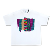 White Western Farm Life Serape Brush Stroke Urban Heavy Tee - Bettercallsaul