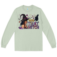 Matcha 100% That Witch Black Afro Witch Long Sleeve Tee - texasbilliewilder