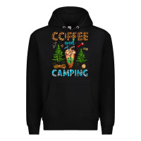 Black Coffee And Camping Frappe Premium Hoodie - FaDigitalArtStudio