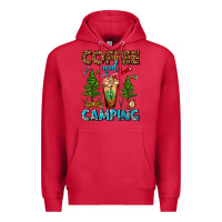 Cardinal Coffee And Camping Frappe Premium Hoodie - FaDigitalArtStudio