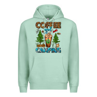 Coffee And Camping Frappe Premium Hoodie | Teevron
