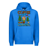 True Royal Coffee And Camping Frappe Premium Hoodie - FaDigitalArtStudio
