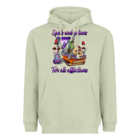 Matcha spells and potions for all afflictions Heavyweight Hoodie - BundleAndBundleShop