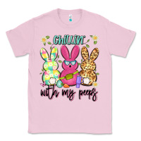 Bubblegum Pink chillin' with my peeps Classic Tee - Artiststas