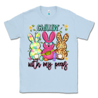 Dusty Blue chillin' with my peeps Classic Tee - Artiststas
