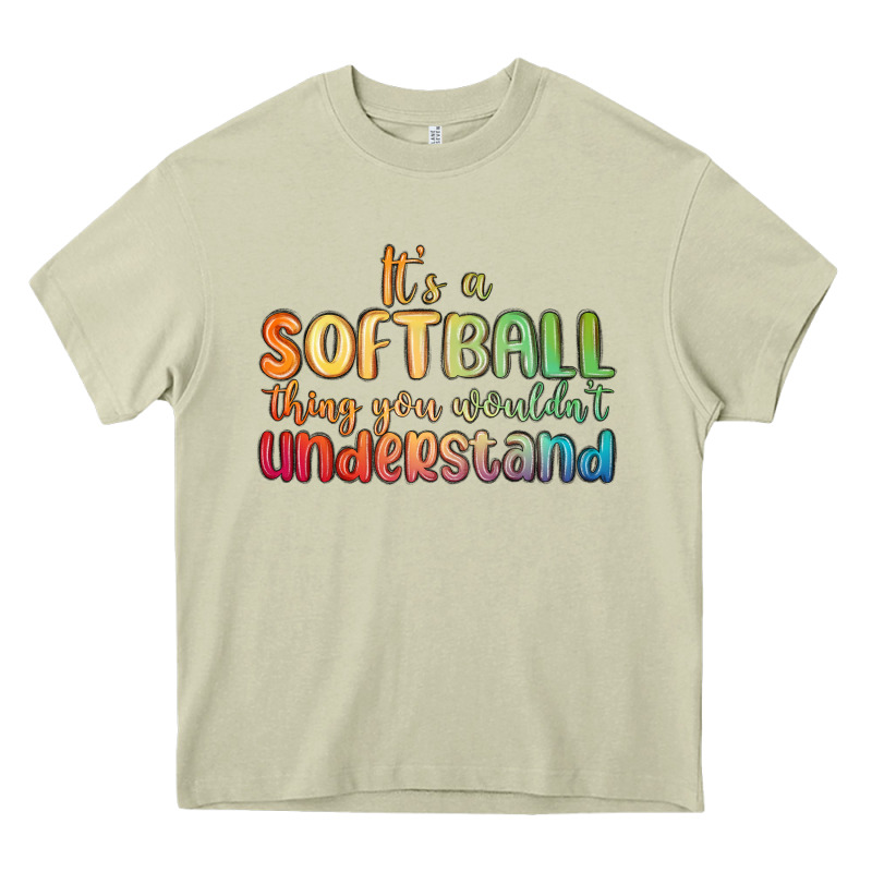 It S A Softball Thing You Wouldn T Understand Heavy Core Tee by MaliasSmallBusiness | Teevron