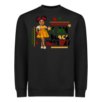 Black i am black history black girl peekaboo juneteenth Heavyweight Sweatshirt - CowGirlArtShop