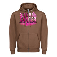 Chestnut Heal Cancer for nothing is impossible Zipper Hoodie - FaDigitalArtStudio