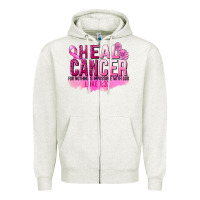 Heal Cancer For Nothing Is Impossible Zipper Hoodie | Teevron