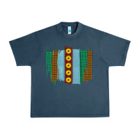 Midnight Navy Western Sunflower Farm Life Brush Strokes Urban Heavy Tee - Bettercallsaul