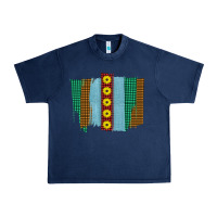 Navy Western Sunflower Farm Life Brush Strokes Urban Heavy Tee - Bettercallsaul