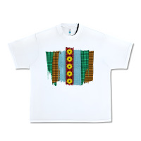White Western Sunflower Farm Life Brush Strokes Urban Heavy Tee - Bettercallsaul