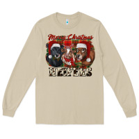 Mushroom Merry Christmas Heifers Long Sleeve Tee - RanaPortraitStore