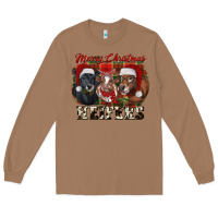 Toasted Coconut Merry Christmas Heifers Long Sleeve Tee - RanaPortraitStore