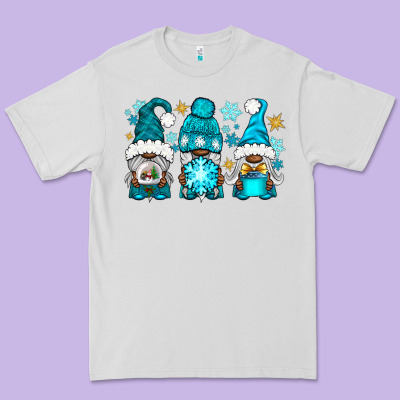 Winter Afro Gnomies Premium Tee Designed By Nancycooperartshop