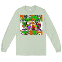Matcha Halloween Coffee Cups Long Sleeve Tee - texasbilliewilder